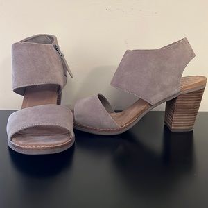 TOMS Majorca suede block heel